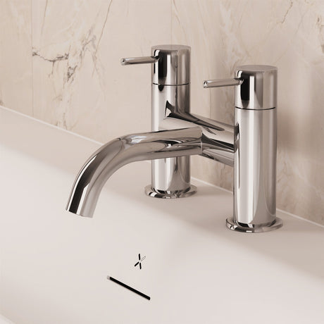 Crosswater Bath Mixer Crosswater MPRO Bath Filler Tap in Chrome