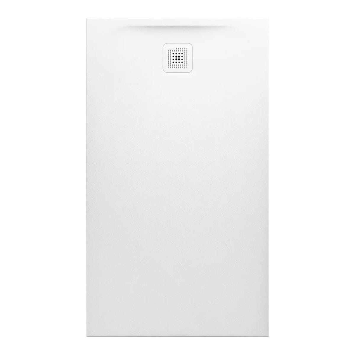 Laufen 1400 x 800mm / Drain on Short Side Laufen Marbond PRO Rectangular Tray with Waste in White