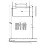 Villeroy & Boch Illuminated Mirror Villeroy & Boch More To See One Illuminated LED Mirror