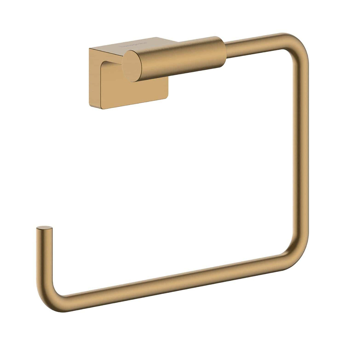 Hansgrohe Towel Rails and Rings Brushed Bronze Hansgrohe Addstoris S Towel Ring