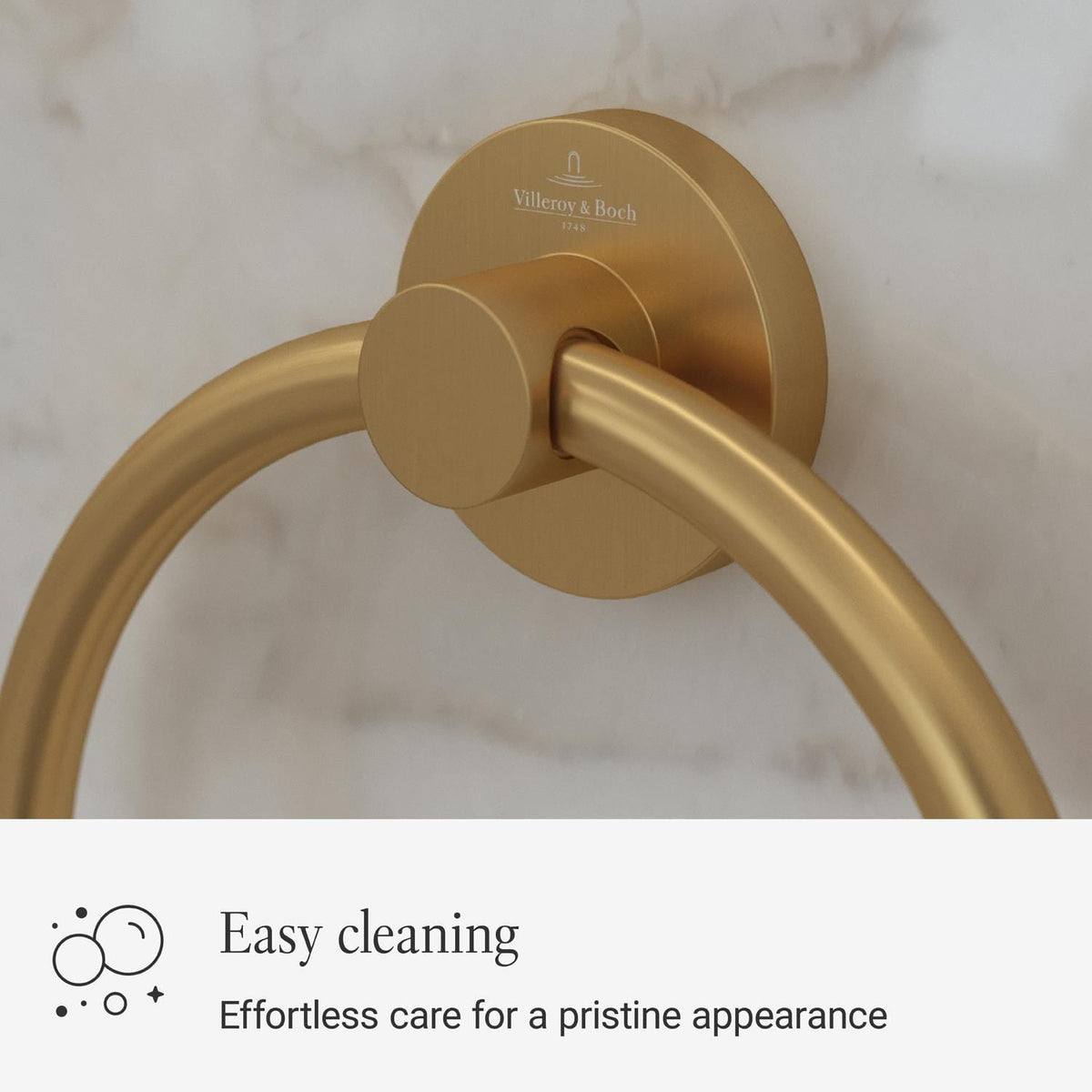 Villeroy & Boch Towel Rails and Rings Villeroy & Boch Elements - Tender Towel Ring