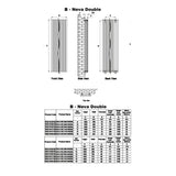 Reina Panel Radiator Reina Neva Vertical Double Panel Central Heating Radiator