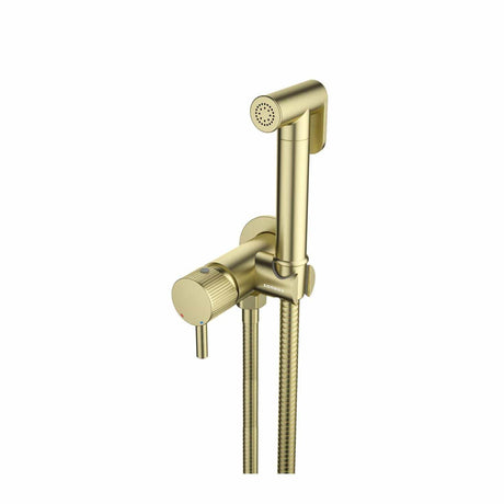 Saneux Douche Brushed Brass / Fluted Saneux Cos Douche Kit with Handset and Holder