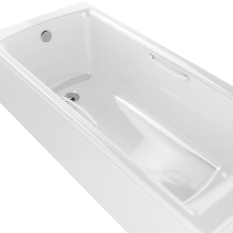 UK Bathroom Store Matt White Eastbrook Rockall Twin Hand Grips