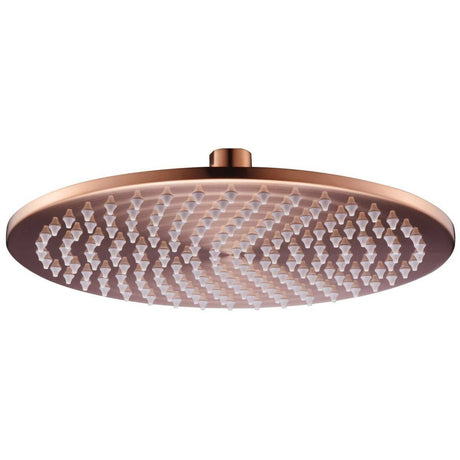 TED Fixed Shower Head Brushed Bronze TED Universal 250mm Fixed Shower Head