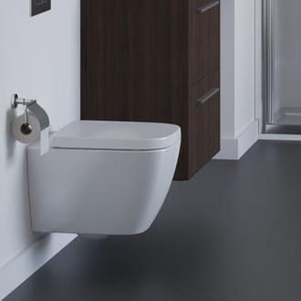 Ideal Standard Wall Hung Toilet Ideal Standard i.life S Wall Hung Compact Rimless Toilet with Soft Close Seat
