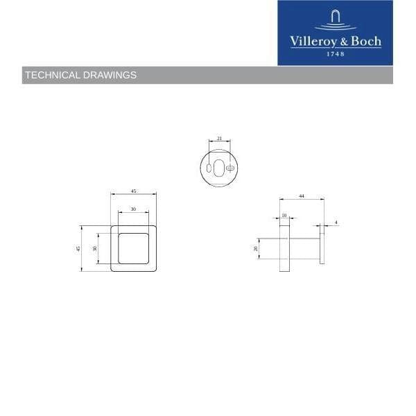 Villeroy & Boch Robe Hook Villeroy & Boch Elements - Striking Towel Hook