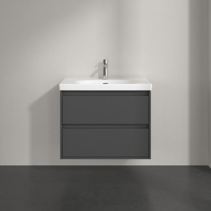 Villeroy & Boch Wall Mounted Vanity Unit Villeroy & Boch Skyla Wall Mounted 800mm Two Drawer Vanity Unit with Basin