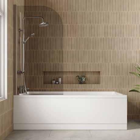 Aquarius Bathrooms Bath Panel 1800mm Aquarius Urbano Standard Bath Panel in White