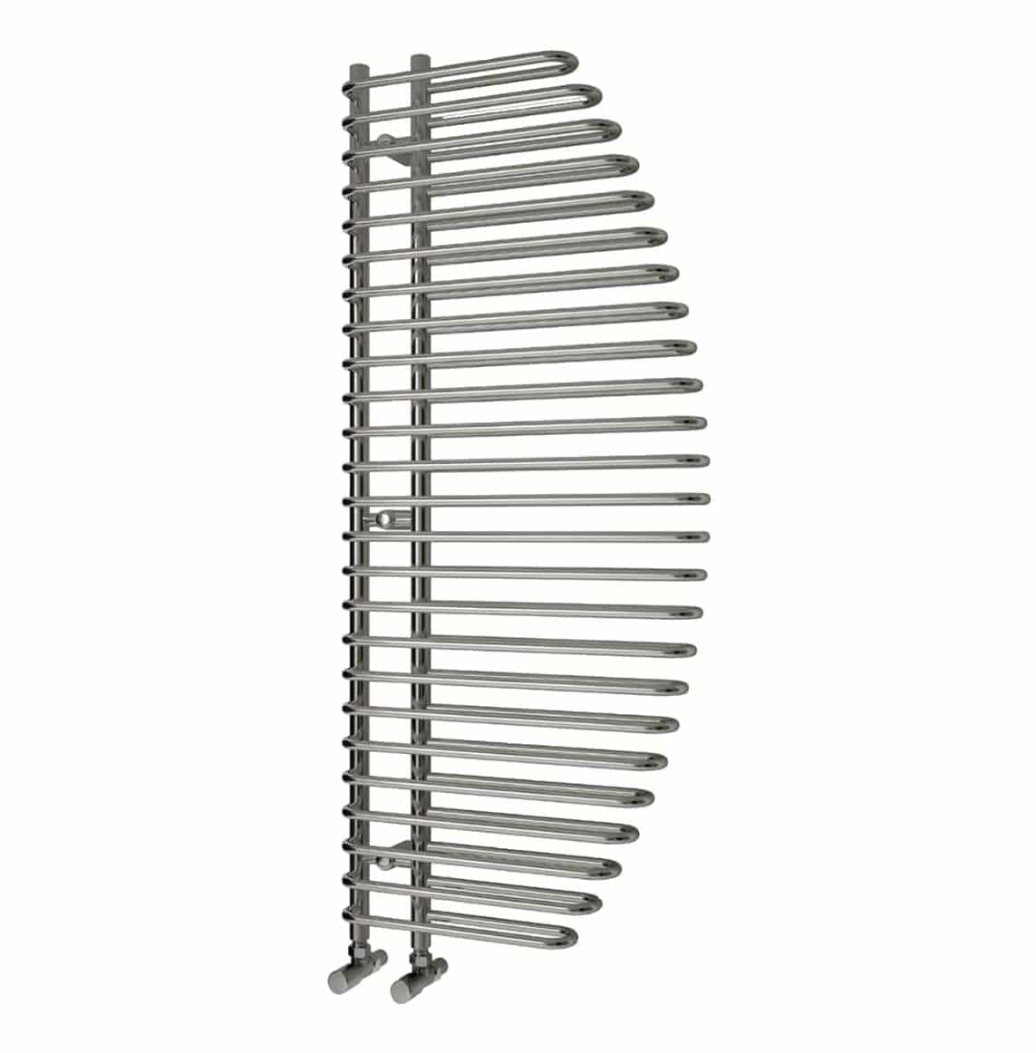 Reina Designer Towel Radiator Reina Nola Modern Designer Towel Rail in Chrome - 1400 x 600mm