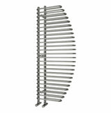 Reina Designer Towel Radiator Reina Nola Modern Designer Towel Rail in Chrome - 1400 x 600mm