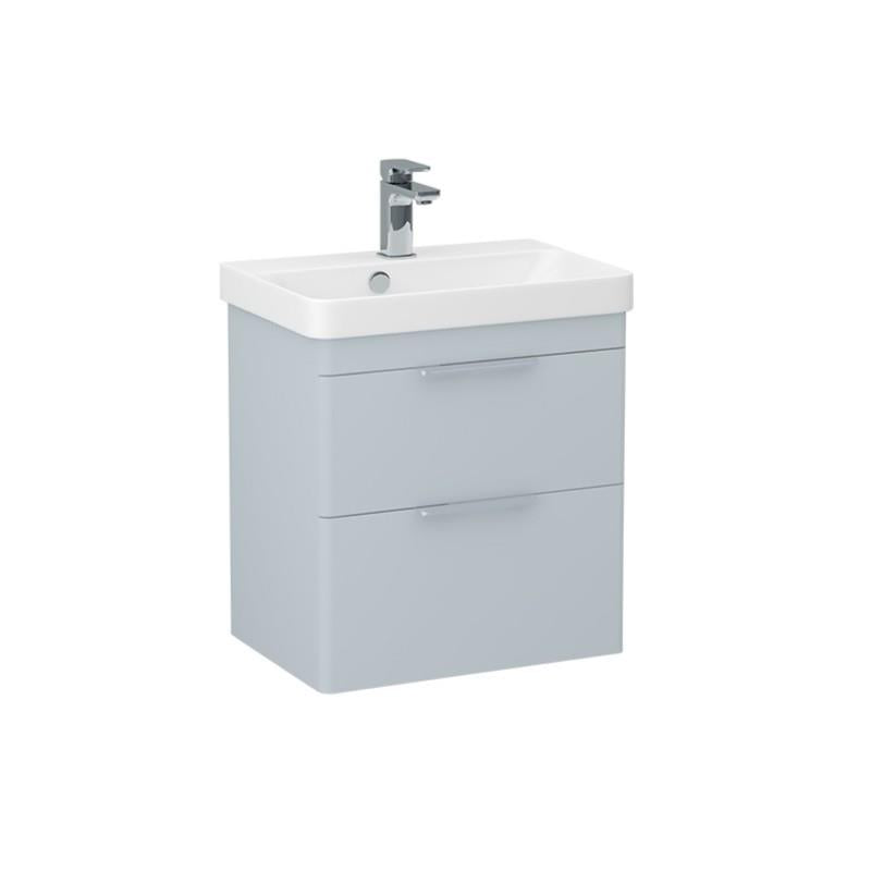 Imex Luna 550mm Wall Mounted Double Drawer Vanity Unit with Basin