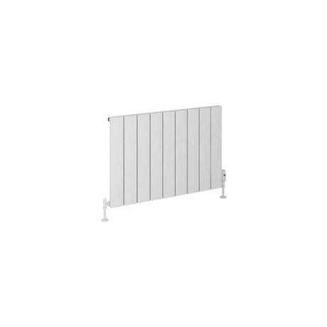 Eastbrook Panel Radiator Eastbrook Rosano Straight Horizontal Aluminium Radiator  in Matt White
