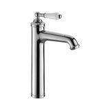 JTP Tall Basin Tap Chrome JTP Grosvenor Single Lever Tall Basin Mixer Tap with Clicker Waste