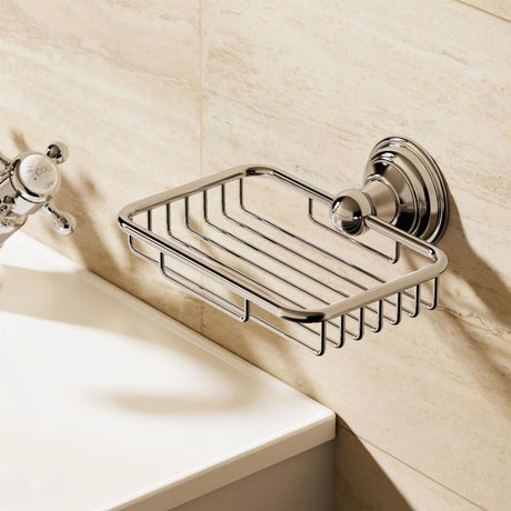 Crosswater Soap Dish Crosswater Belgravia Soap Basket in Chrome