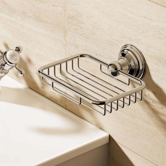 Crosswater Soap Dish Crosswater Belgravia Soap Basket in Chrome