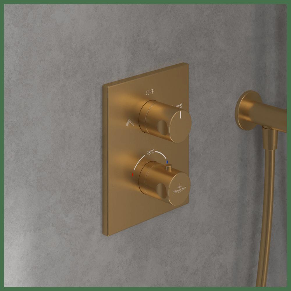 Villeroy & Boch Concealed Shower Set Villeroy & Boch Concealed Complete Shower Set with Shower Head and Handset