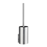 Smedbo Toilet Brush Brushed Stainless Steel Smedbo Beslagsboden Cube Self-Adhesive Wall Mounted Toilet Brush and Holder