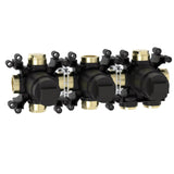 Roca Concealed Shower Set Roca T-Multi Switch Thermostatic Concealed Shower Valve with Rainshower Head, Shower Handset and  Hose