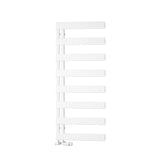 Reina Ladder Rail 1190 x 500mm / White Reina Carpena Aluminium Central Heating Designer Towel Rail