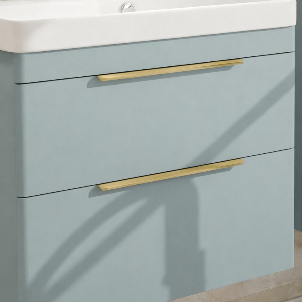 Imex Furniture Handles Brushed Brass Imex Luna 350mm Handle (Pair)