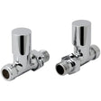 JTP Radiator Valve Chrome JTP Straight Radiator Valve