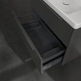 Villeroy & Boch Wall Mounted Vanity Unit Villeroy & Boch Subway 3.0 Wall Hung 800mm Two Drawer Vanity Unit with Basin