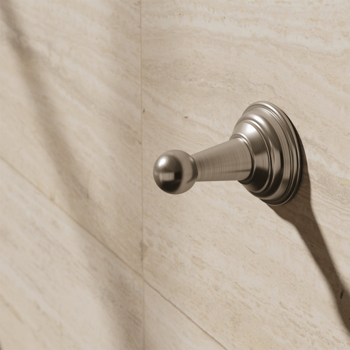 Crosswater Robe Hook Brushed Nickel Crosswater Belgravia Single Robe Hook
