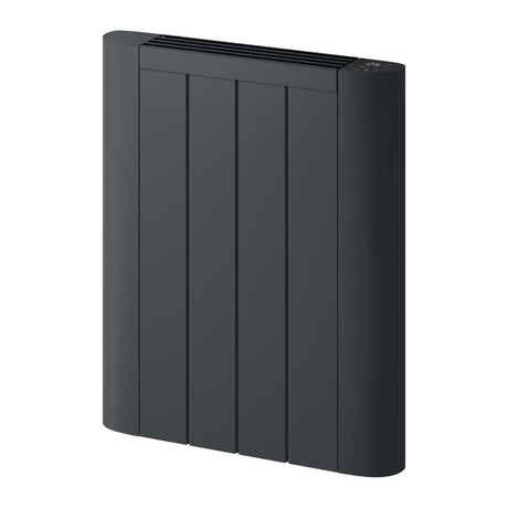 Reina Panel Radiator 580 x 480mm / Anthracite Reina Serre Electric Radiator with Wi-Fi Enabled LCD Display