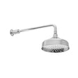 Vado Shower Heads and Arms Chrome Booth & Co. Axbridge Traditional 200mm (8") Shower Head and Arm