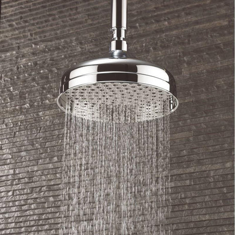 Crosswater Fixed Shower Head Crosswater Belgravia 200mm Round Fixed Shower Head in Chrome