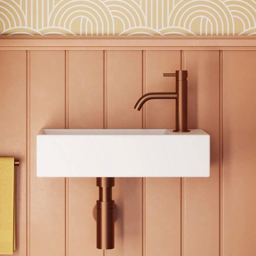 Crosswater Mono Basin Tap Brushed Bronze Crosswater MPRO Monobloc Basin Mixer Tap