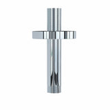 Imex Fixed Shower Arm Chrome Imex Round 75mm Ceiling Mounted Shower Arm