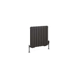 Eastbrook Column Radiator Eastbrook Rubano Straight Horizontal Traditional Column Radiator in Matt Anthracite