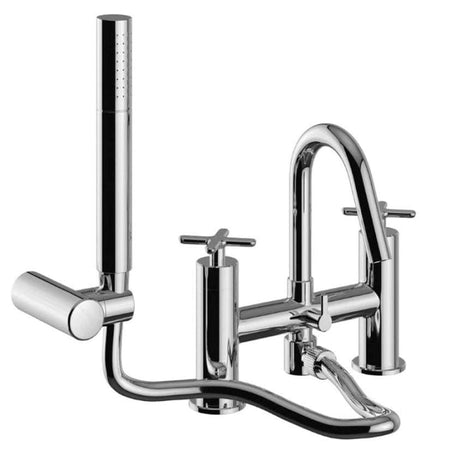 Heritage Bath Shower Mixer Chrome Heritage Salcombe Bath Shower Mixer Tap
