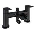 Aquarius Bathrooms Bath Shower Mixer Matt Black Aquarius Niagara Waterfall Bath Shower Mixer with Kit