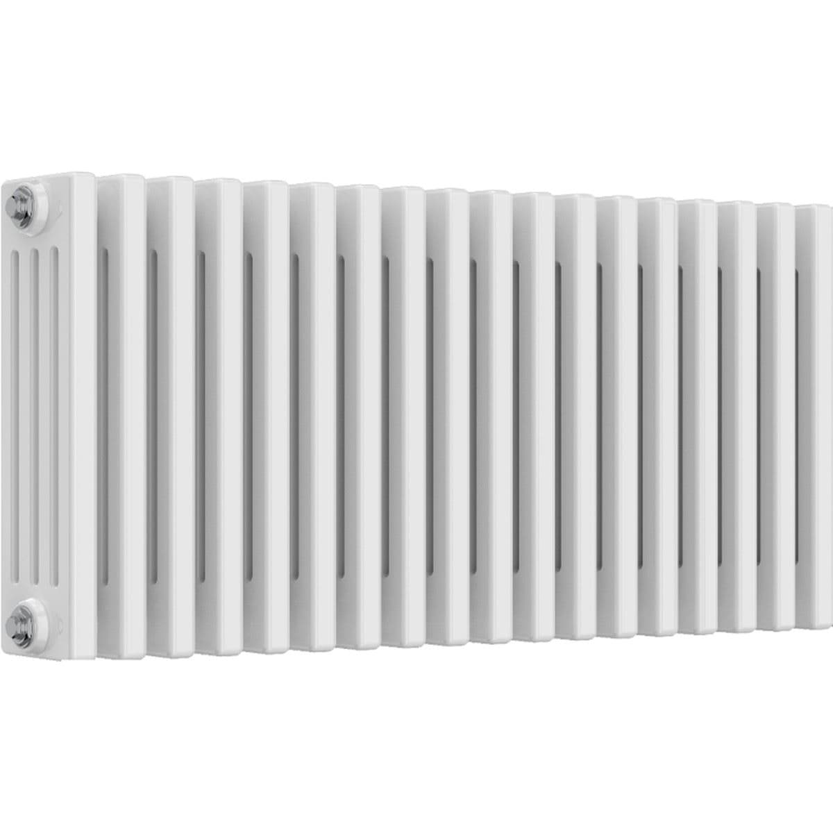 Aquarius Bathrooms Column Radiator Aquarius Foundry Horizontal 4 Column Radiator in White