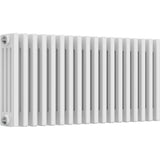 Aquarius Bathrooms Column Radiator Aquarius Foundry Horizontal 4 Column Radiator in White