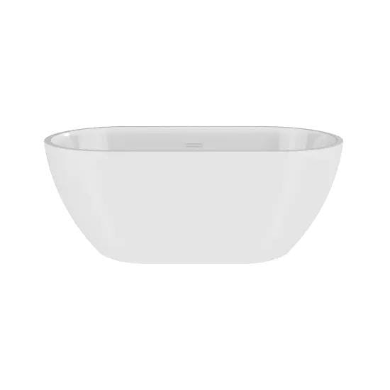Aquarius Bathrooms Modern Freestanding Bath 1600 x 780mm Aquarius Drift Double Ended Freestanding Bath