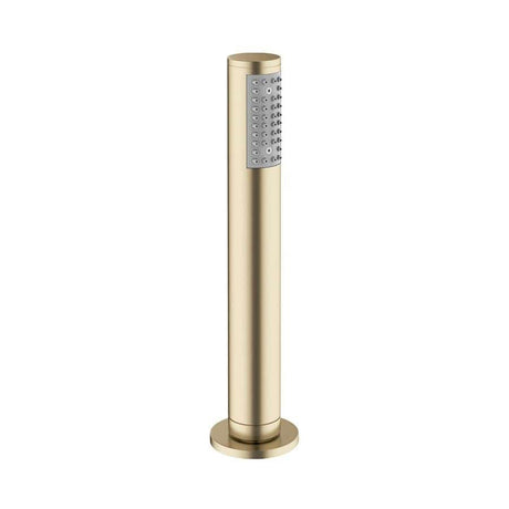 Crosswater Shower Handset Brushed Brass Crosswater MPRO Follow Me Round Shower Handset and Hose