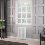 Eastbrook Rivassa Traditional 3 Column Radiator in White