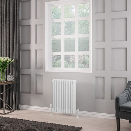 Eastbrook Rivassa Traditional 3 Column Radiator in White