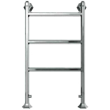 Vogue Traditional Towel Rail 943 x 600 / Electric Only Vogue Art Moderne Straight Floor Mounted Traditional Towel Radiator in Chrome