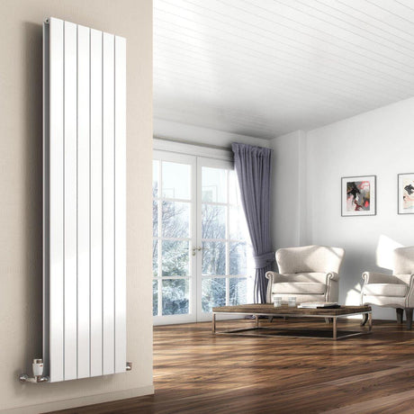 Reina Panel Radiator 1800 x 440mm / White Reina Flat Vertical Double Panel Radiator