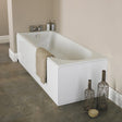 Aquarius Bathrooms Single Ended Bath 1600 x 700mm Aquarius Elter Single Ended Bath With Legs Set
