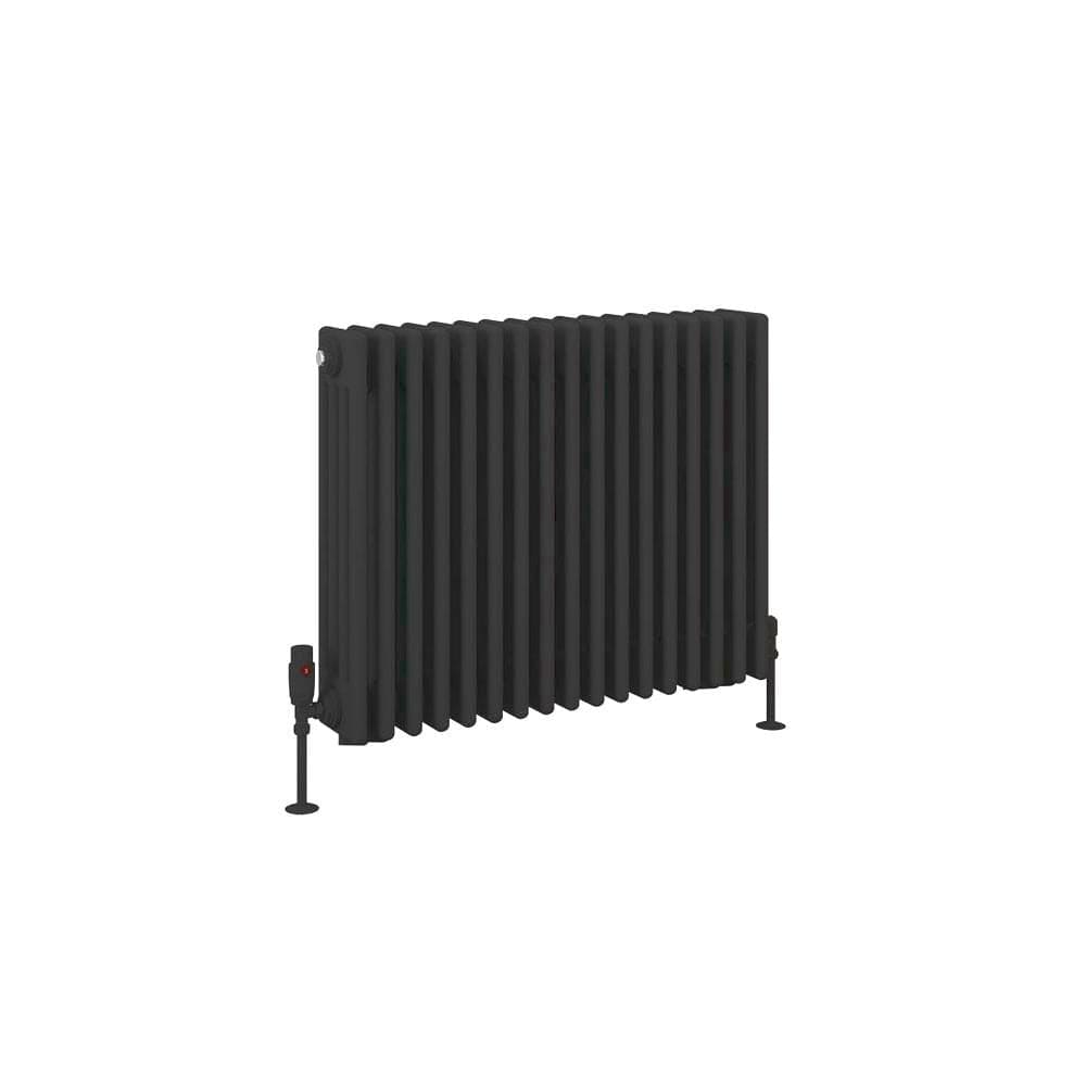 Eastbrook Eastbrook Rivassa Traditional 4 Column Radiator in Matt Black