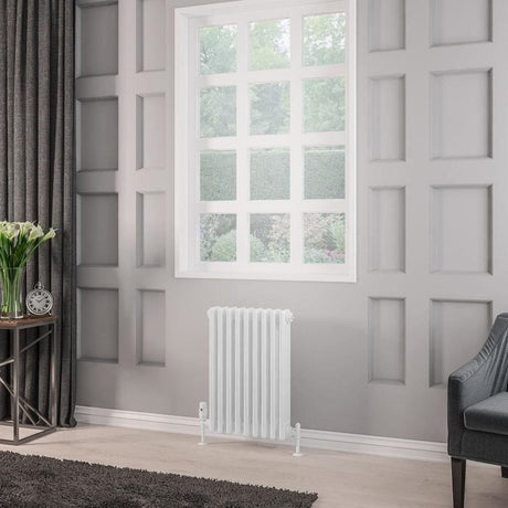 Eastbrook Rivassa Traditional 3 Column Radiator in White
