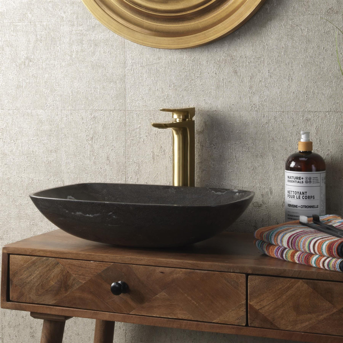 Sagittarius Ravenna Tall Basin Mixer Tap with Sprung Waste – UK ...