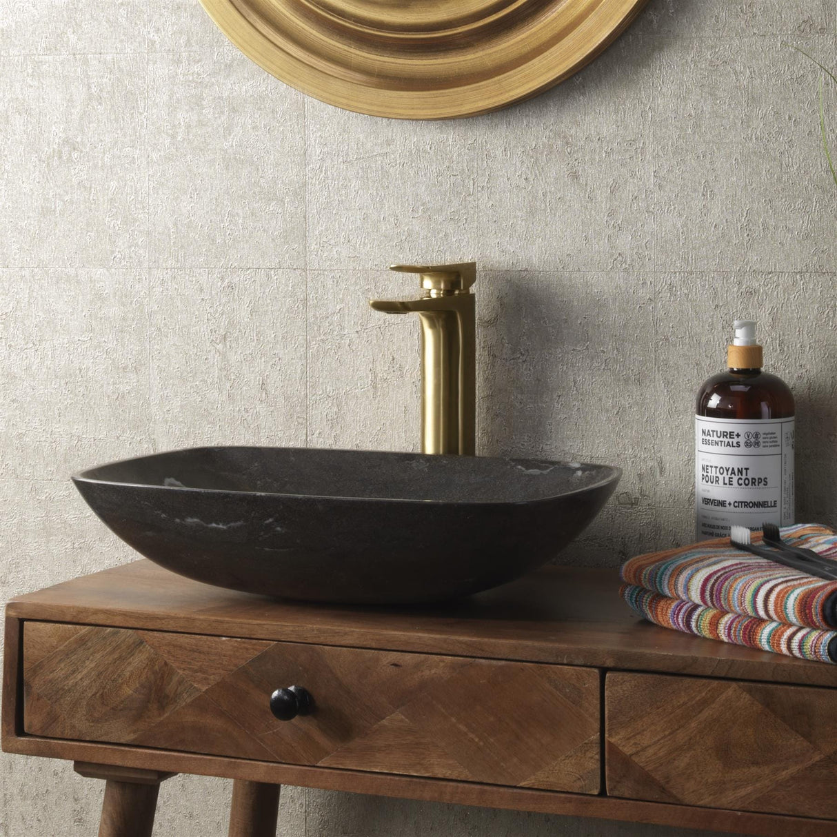 Sagittarius Tall Basin Tap Sagittarius Ravenna Tall Basin Mixer Tap with Sprung Waste