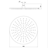 Crosswater Fixed Shower Head Crosswater 3ONE6 Shower Head